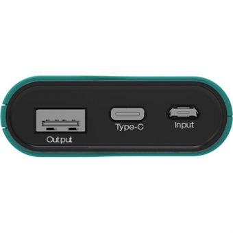 Ultron RealPower Powerbank PB-7500C 1xUSB-A 1xUSB-C  7.5Ah Green 243966 - Image 2