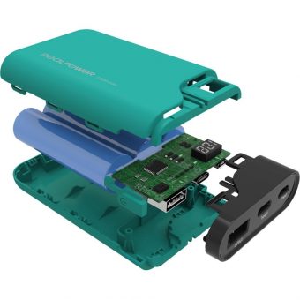 Ultron RealPower Powerbank PB-7500C 1xUSB-A 1xUSB-C  7.5Ah Green 243966 - Image 5