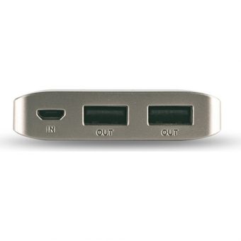 Ultron RealPower Powerbank PB-8000 2xUSB-A 8.000mAh Fashion Gold 282243 - Image 2
