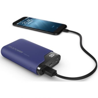 Ultron RealPower Powerbank PB-7500C 1xUSB-A 1x USB-C 7.500mAh Navy Blue 333642 - Image 5