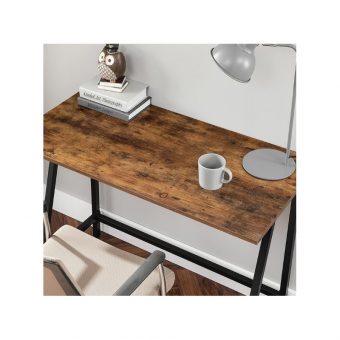 VasagleΜεταλλικό Γραφείο Υπολογιστή 100x50x75cm Black LWD40X - Image 4