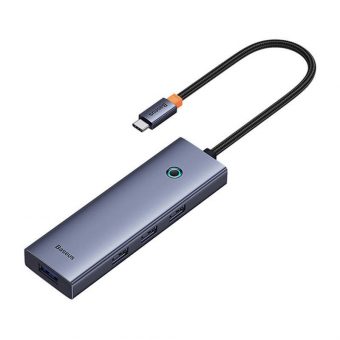 Baseus  UltraJoy USB-C Hub 4xUSB-A 3.0 Grey B0005280A813-03