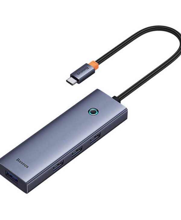 Baseus  UltraJoy USB-C Hub 4xUSB-A 3.0 Grey B0005280A813-03