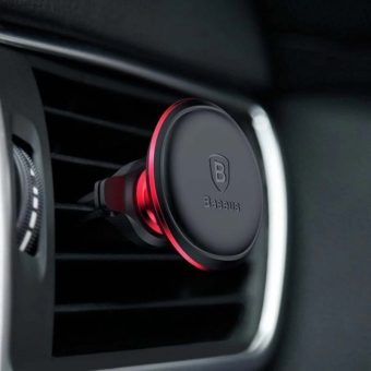 Baseus Magnetic Car Mount Air Vent Holder Red C40141201913-00 - Image 5