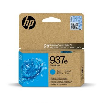 HP 937e EvoMore Ink Cartridge Cyan 4S6W6NE