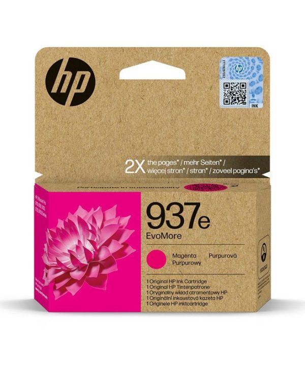 HP 937e EvoMore Ink Cartridge Magenta 4S6W7NE