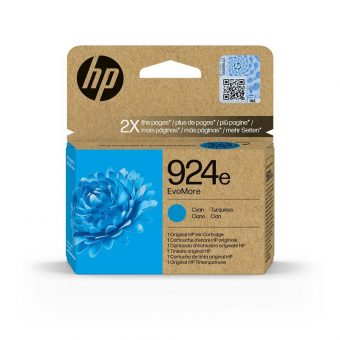 HP 924e EvoMore Ink CartridgeCyan 4K0U7NE
