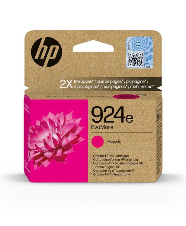 HP 924e EvoMore Ink Cartridge Magenta 4K0U8NE