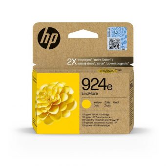 HP 924e EvoMore Ink Cartridge Yellow 4K0U8NE