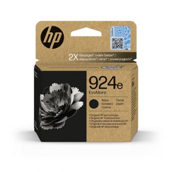 HP 924e EvoMore Ink Cartridge Black 4K0V0NE