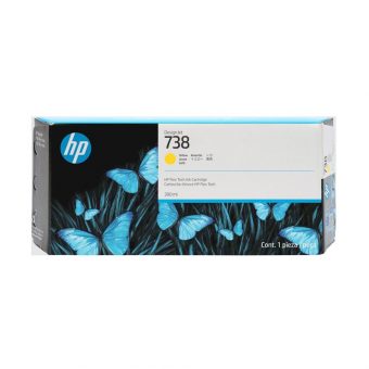 HP 738 DesignJet Ink Cartridge 300ml Yellow