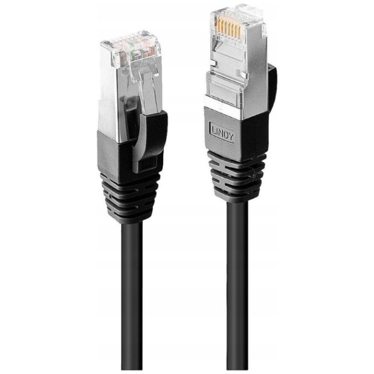 Lindy SFTP Cat6 20m Black 45609