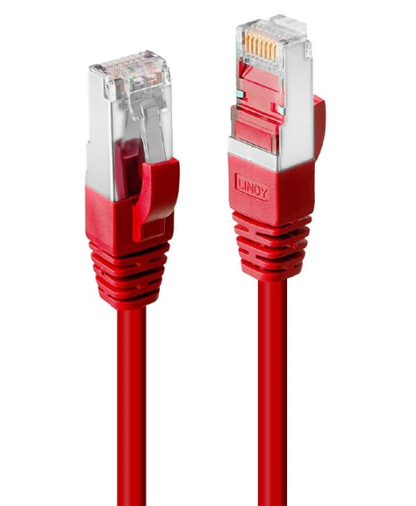 Lindy SF/UTP Cat6 0.5m Red 45621