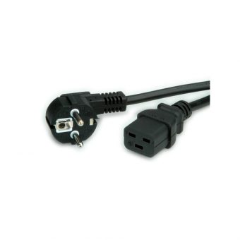 Value Power Cable - CEE 7/7 Male To  C19 3.0m Black 19.99.1553-20