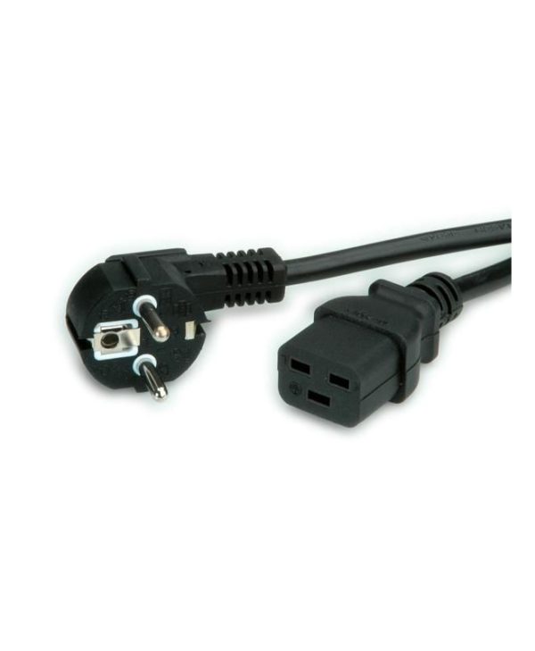 Value Power Cable - CEE 7/7 Male To  C19 3.0m Black 19.99.1553-20