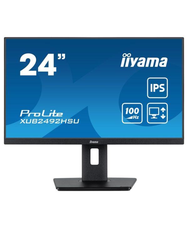 Ιiyama ProLite 23.8" XUB2492HSU-B6 FHD IPS 100Hz Monitor Black XUB2492HSU-B6