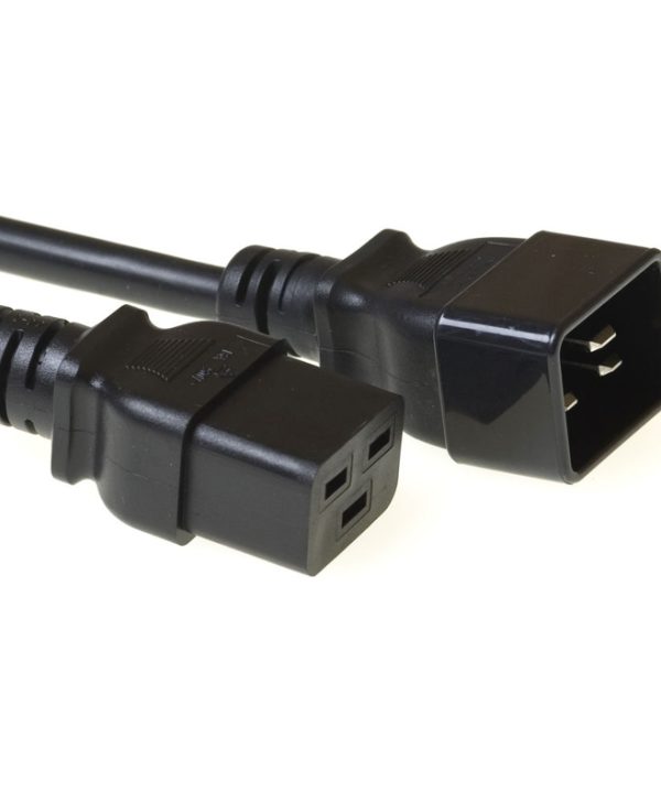 Intronics Power Cable  C20/M To C19/F 2.0m Black AK5023