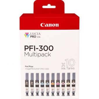 CANON PFI-300 Color Multipack Ink 10pcs 4192C008