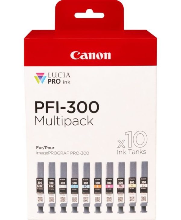 CANON PFI-300 Color Multipack Ink 10pcs 4192C008