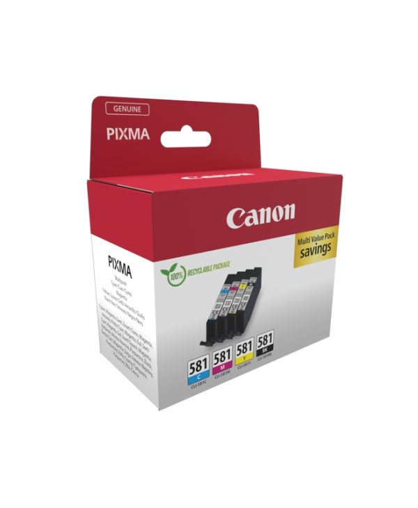 Canon CLI-581 BK,C,M,Y Value Pack 2103C007