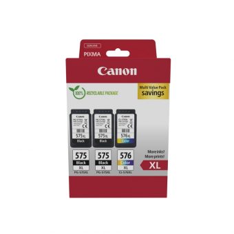 Canon 2xPG-575XL, 1xCL-576XL Black Tricolor Value Pack 5437C004 - Image 2