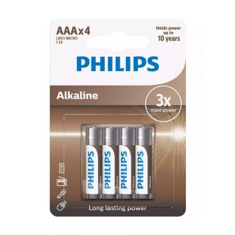 Philips  Battery Long Life Power AAA 4pcs LR03A4B/GRS