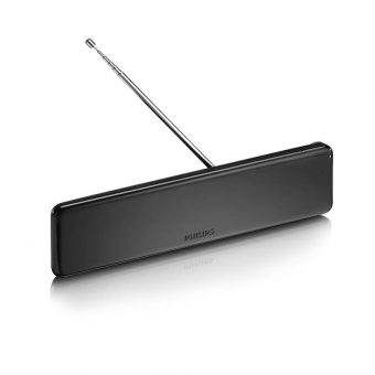 Philips Κεραία Τηλεόρασης Εσωτερικού Χώρου με ενισχυτή HDTV Black SDV5225/GRS