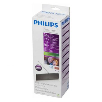 Philips Κεραία Τηλεόρασης Εσωτερικού Χώρου με ενισχυτή HDTV Black SDV5225/GRS - Image 2