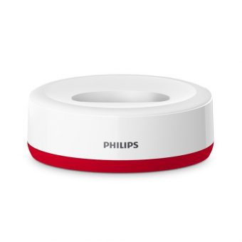 Philips Ασύρματο Τηλέφωνο Ελληνικό Μενού Ανοιχτή Ακρόαση Φωτ.Οθόνη και 50 Μνήμες Κόκκινο D1611R/GRS - Image 2