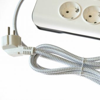 Philips Πολύπριζο Ασφαλείας 4 Θέσεων με Προστασία Ομοαξονικού Καλωδίου TV Λευκό SPN7041WA/GRS - Image 2