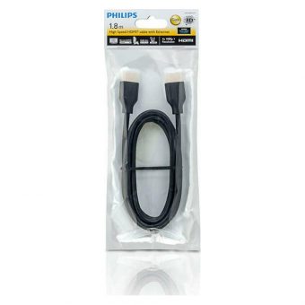 Philips Cable Gold Plated HDMI Male to HDMI Male 4K/Ethernet 1.8m Black SWV5401H/GRS - Image 2