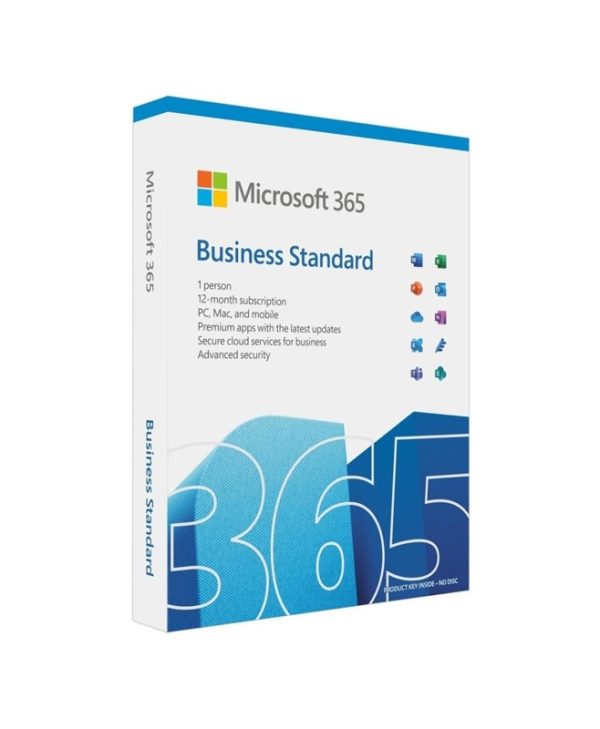 Microsoft Office 365 Business Standard English 1 Licence - 1 Year Medialess P8 KLQ-00650