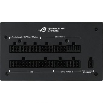Asus ROG Strix Aura Edition 1200W 13.5cm Fan Fully-Modular 80+ Gold PCIe 5.0 90YE00P0-B0NA00 - Image 2