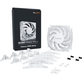 Be Quiet! Silent Wings Pro 4 12cm PWM White BL118 - Image 6