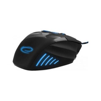 Esperanza MX201 Wolf Gaming Wired Mouse Black Blue EGM201B - Image 3