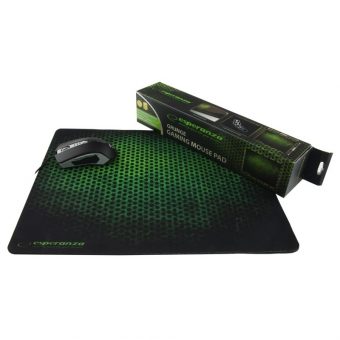 Esperanza Grunge Gaming Mouse Pad Black Green EA146G
