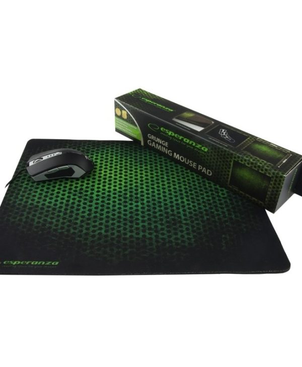 Esperanza Grunge Gaming Mouse Pad Black Green EA146G
