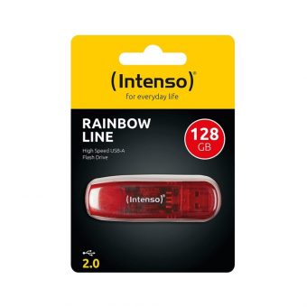 Intenso Rainbow Line Red 128GB USB 2.0 3502491 - Image 2