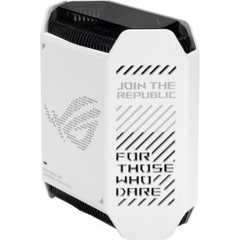 Asus ROG Rapture GT6 AX10000 Wi-Fi 6E AiMesh Gaming Router Moonlight White 1-Pack 90IG07F0-MU9A30
