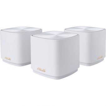 Asus ZenWiFi AX XD4 Plus AX1800 Wi-Fi 6 Mesh Router White 3-Pack 90IG07M0-MO3C40