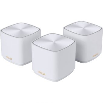 Asus ZenWiFi AX XD4 Plus AX1800 Wi-Fi 6 Mesh Router White 3-Pack 90IG07M0-MO3C40 - Image 2