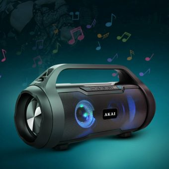 Akai Bluetooth Speaker IPX5 30W Black ABTS-50 - Image 8