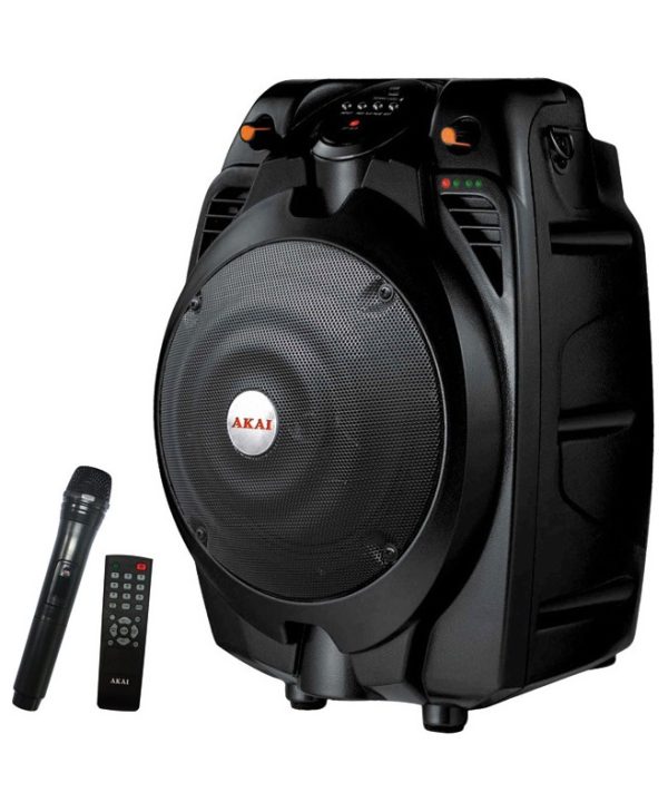 Akai Karaoke with Wireless Microphone Black SS022A-X6
