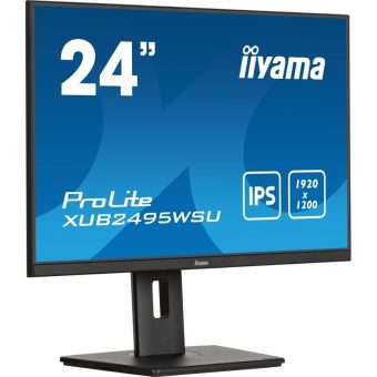 IIyama ProLite 24.1" XUB2495WSU-B7 WUXGA IPS Monitor Retail Black - Image 2