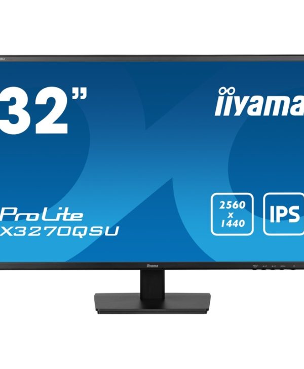IIyama ProLite 31,5" X3270QSU-B1 QHD IPS Monitor Retail Black