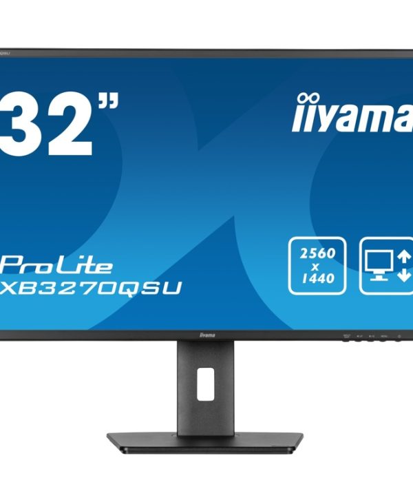 IIyama ProLite 31,5"XB3270QSU-B1QHD IPS Monitor Retail Black