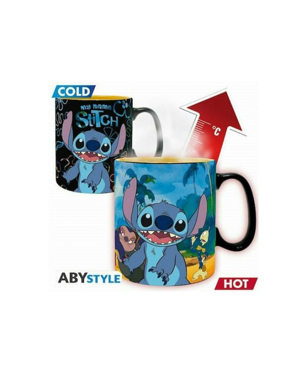 Abysse Lilo & Stitch Heat Change 460ml Mug ABYMUG992