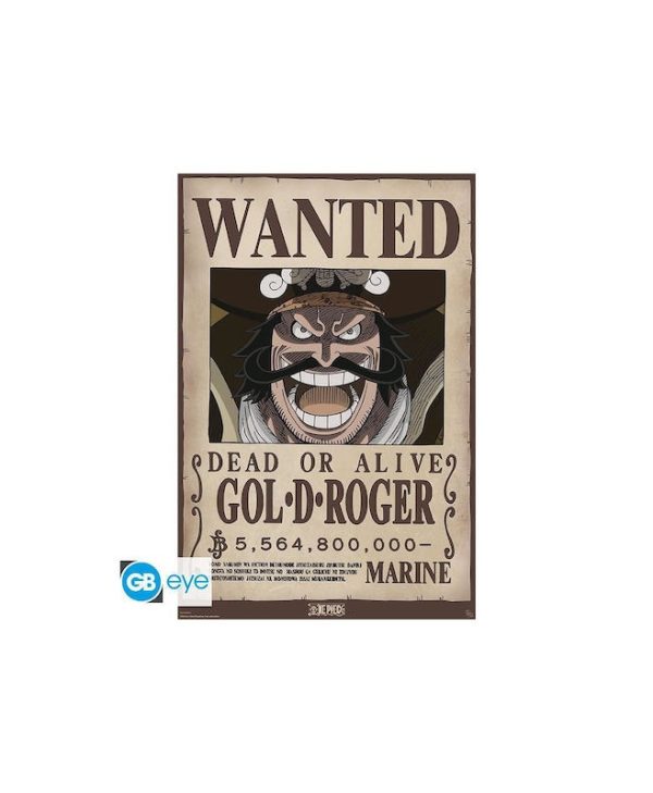 Abysse One Piece, Wanted Gol .D. Roger Maxi Poster 91.5x61cm GBYDCO595