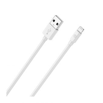 RealPower  USB Cable USB-A Male to Lightning 2m White 385240