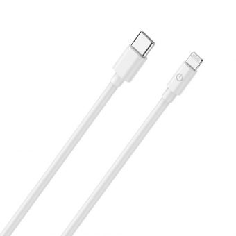 RealPower  USB Cable USB-C Male to Lightning 2m White